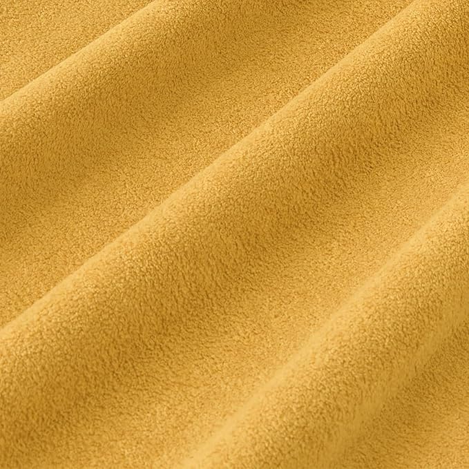 Kevin Textile Waterproof Decorative Pillow Covers Yellow 16x16 Inch Pack of 2 Soft Boucle Textured Throw Pillowcases Elegant Accent Pillows for Couch Sofa Chair Bed Home Decor Indoor Outdoor