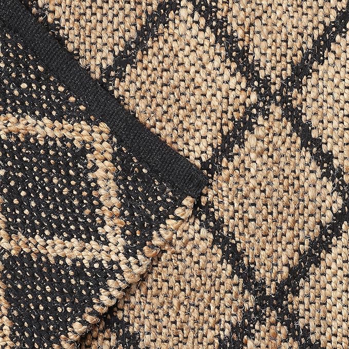 REDEARTH · Jute Cotton Area Rug - 2'x3' Rectangular Rug, Sustainable Handwoven, Non-Shedding, Soft & Durable – Reversible, Neutral Tones for Home Décor in Living Room, Dining Room, Bedroom, Set of 2